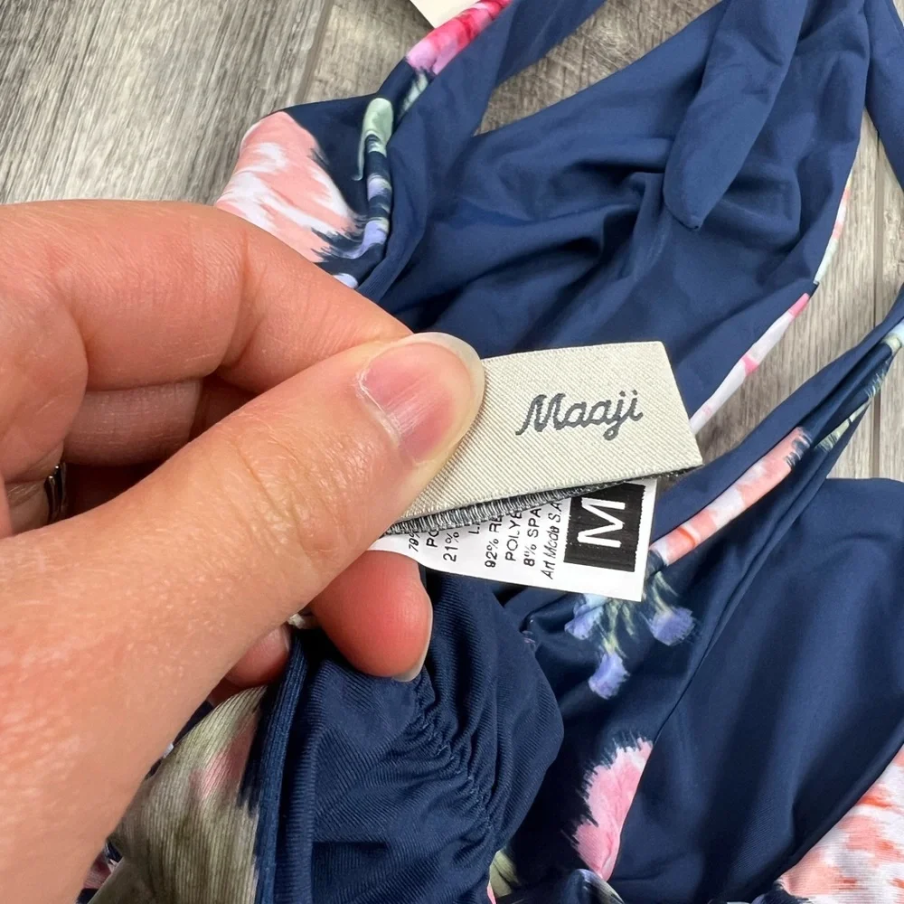 Maaji Navy Reversible One‎ Piece Swimsuit